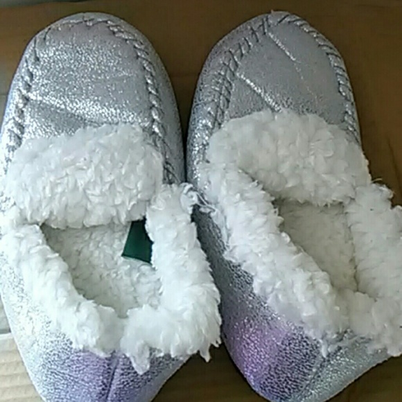 JEFFREY BANKS Sherpa Moccasin Slippers - Picture 3 of 4